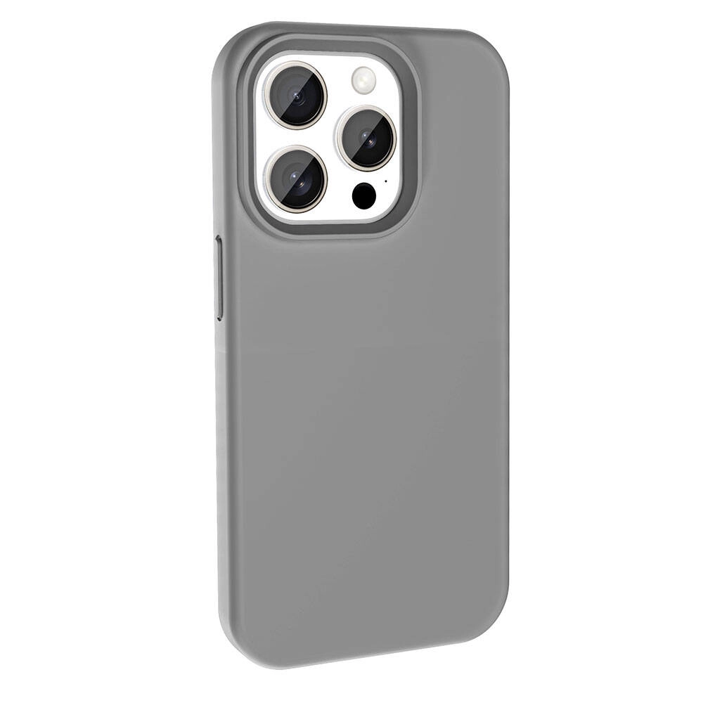 iPhone Uyumlu 15 Pro Kılıf M-safe Şarj Özellikli Sıvı Teknolojili Silinebilir Sert Zore Kivi Kapak