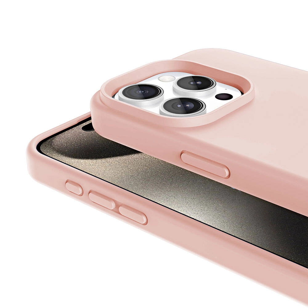 iPhone Uyumlu 15 Pro Max Kılıf M-safe Şarj Özellikli Sıvı Teknolojili Silinebilir Sert Zore Kivi Kapak