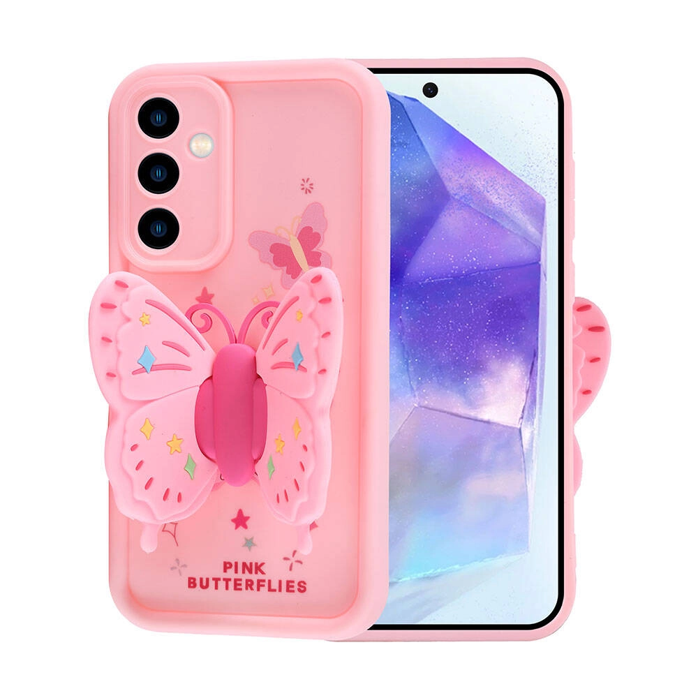 Galaxy Uyumlu A35 Kılıf Kamera Korumalı Figür Tasarımlı Zore Kapya Kapak