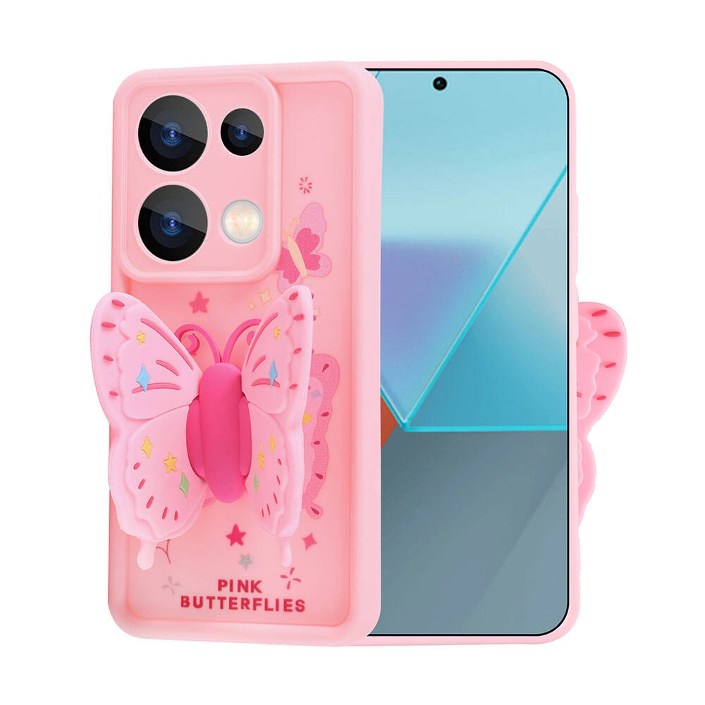 Xiaomi Uyumlu  Redmi Note 13 Pro 4G Kılıf Kamera Korumalı Figür Tasarımlı Zore Kapya Kapak