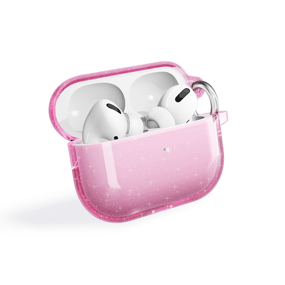 Airpods Uyumlu Pro 2 Zore Allstar Airbag 32 Parlayan Simli Saydam Renkli Kılıf