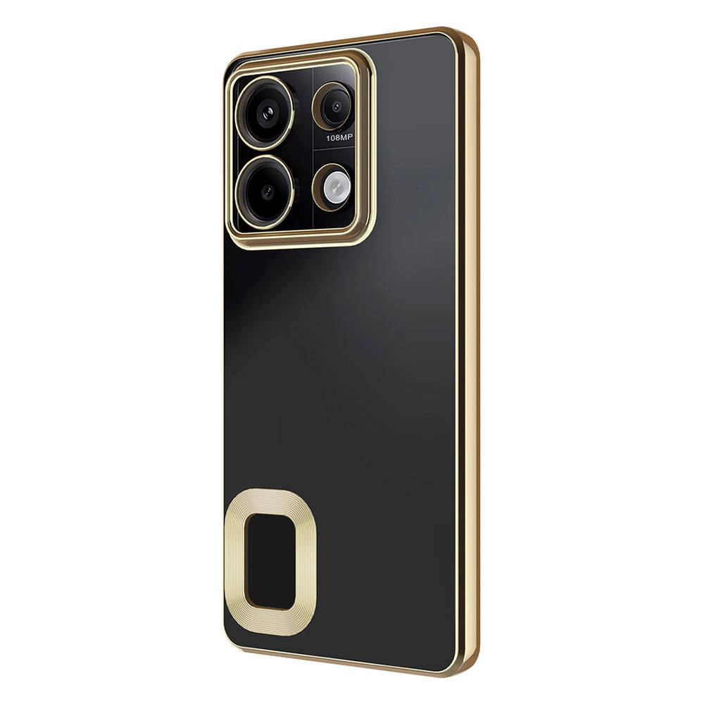 Xiaomi Uyumlu  Redmi Note 13 4G Kılıf Kamera Korumalı Logo Gösteren Zore Omega Kapak