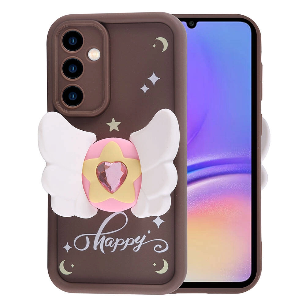 Galaxy Uyumlu A05S Kılıf Kamera Korumalı Figür Tasarımlı Zore Kapya Kapak