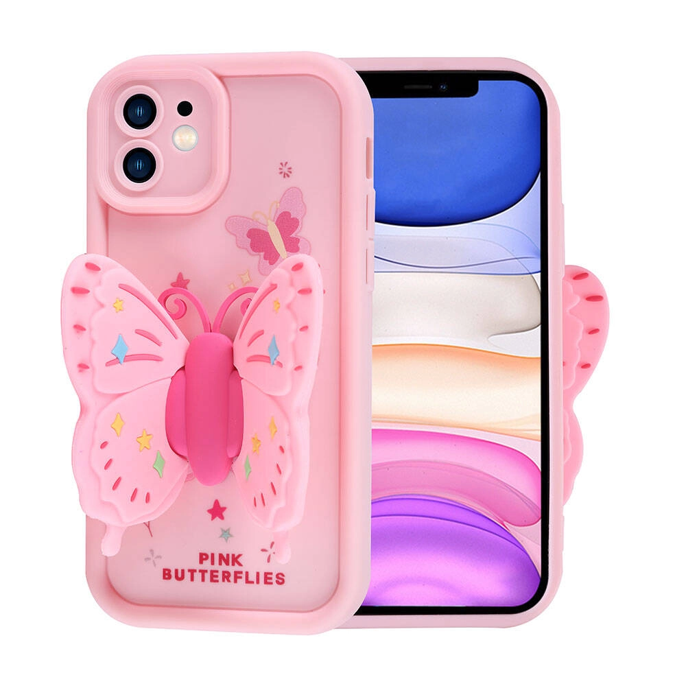 iPhone Uyumlu 11 Kılıf Kamera Korumalı Figür Tasarımlı Zore Kapya Kapak