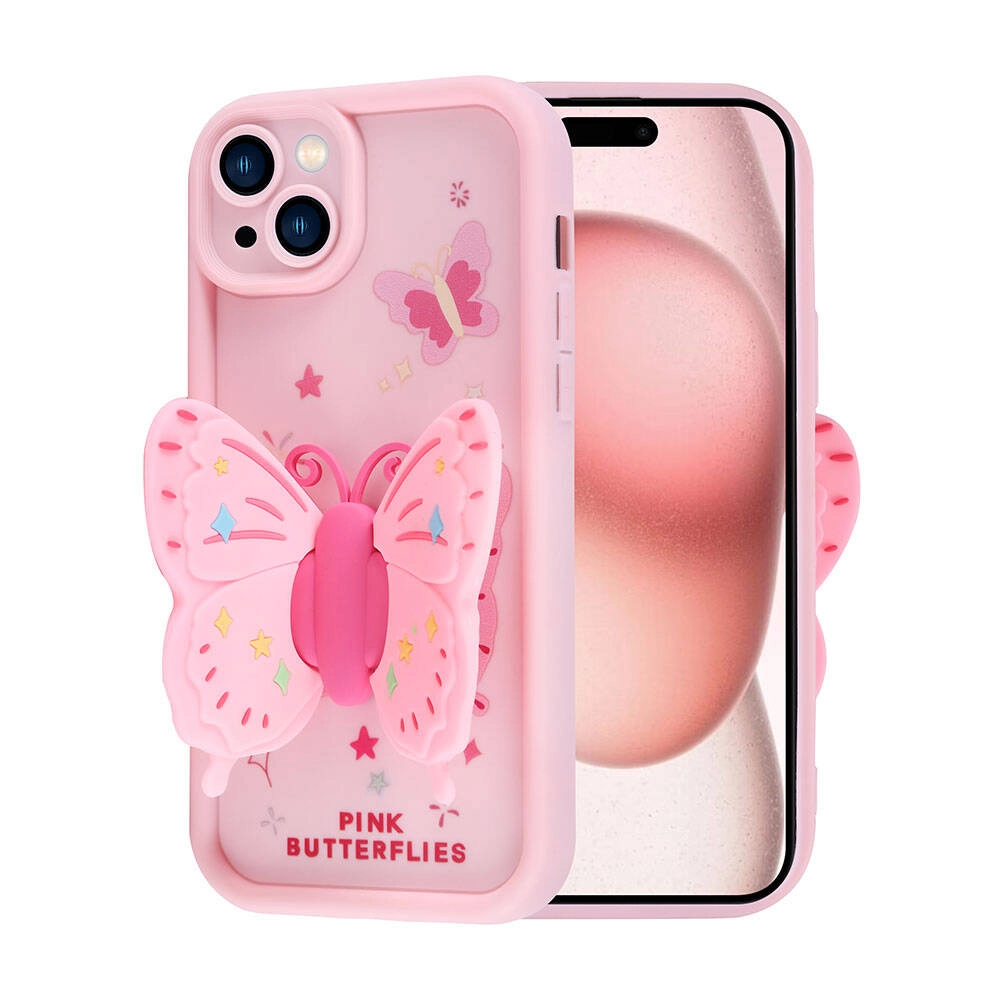 iPhone Uyumlu 15 Kılıf Kamera Korumalı Figür Tasarımlı Zore Kapya Kapak