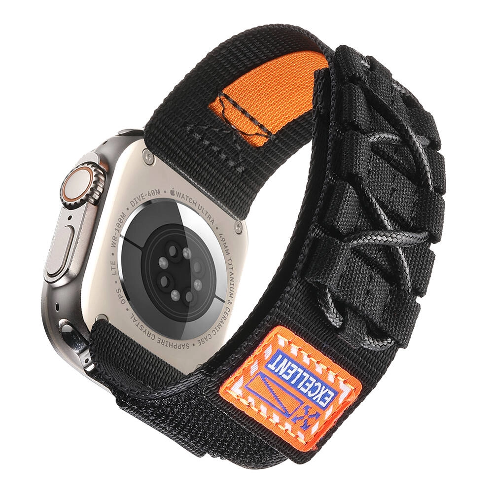 Watch 44mm Zore KRD-112 Orbital Örgülü Halat Tasarımlı Naylon Kumaş Hasır Kordon