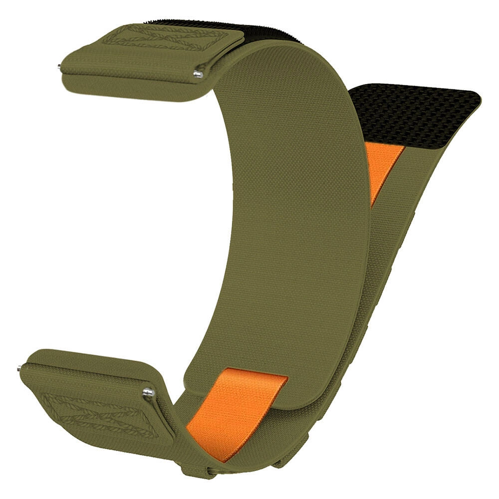 Galaxy Uyumlu Watch 42mm Zore KRD-112 20mm Orbital Örgülü Halat Tasarımlı Naylon Kumaş Hasır Kordon