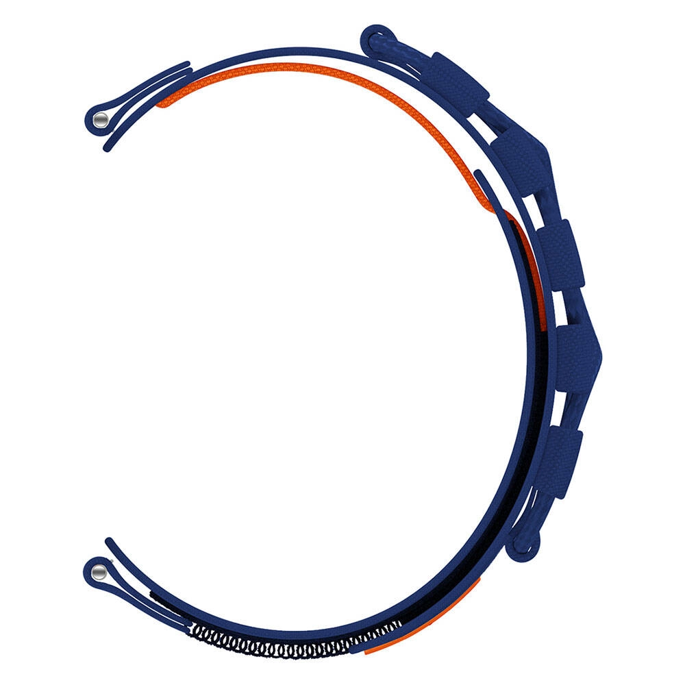Huawei Uyumlu GT2 42mm Zore KRD-112 20mm Orbital Örgülü Halat Tasarımlı Naylon Kumaş Hasır Kordon