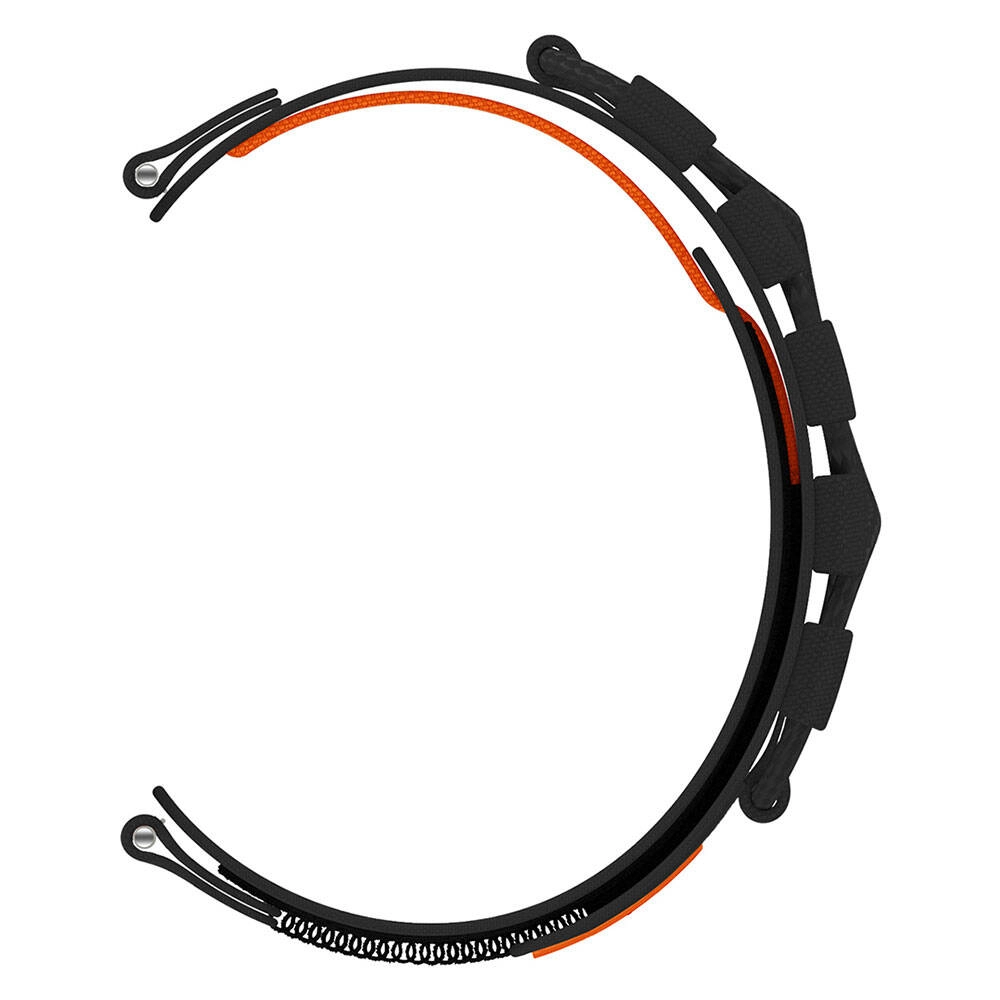 Huawei Uyumlu Watch GT 3 42mm Zore KRD-112 20mm Orbital Örgülü Halat Tasarımlı Naylon Kumaş Hasır Kordon