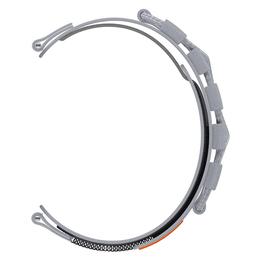 Huawei Uyumlu Watch GT 3 42mm Zore KRD-112 20mm Orbital Örgülü Halat Tasarımlı Naylon Kumaş Hasır Kordon