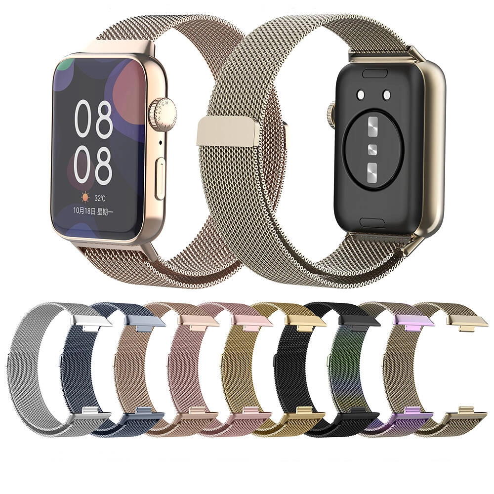 Huawei Uyumlu Watch Fit 3 Zore KRD-01 Metal Kordon