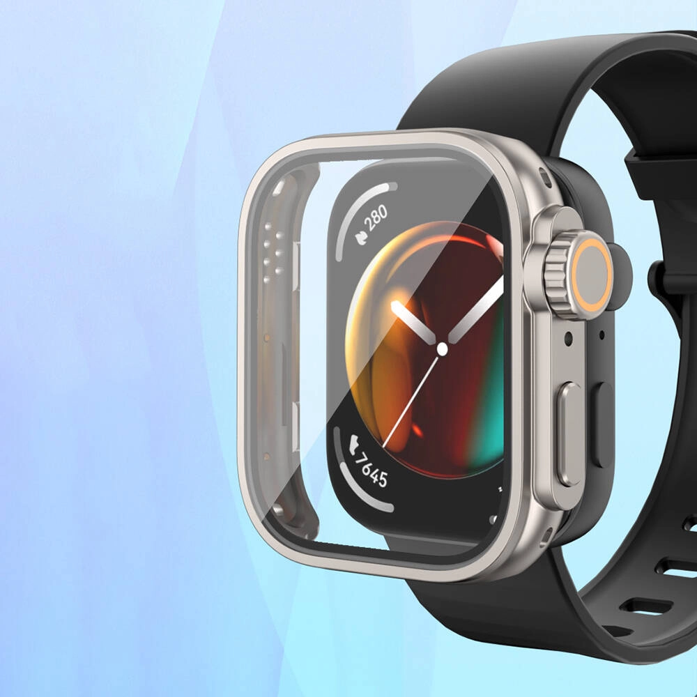 Huawei Uyumlu Watch Fit 3 to   Watch Ultra 49mm Kasa Dönüştürücü ve Ekran Koruyucu Zore Watch Gard 33