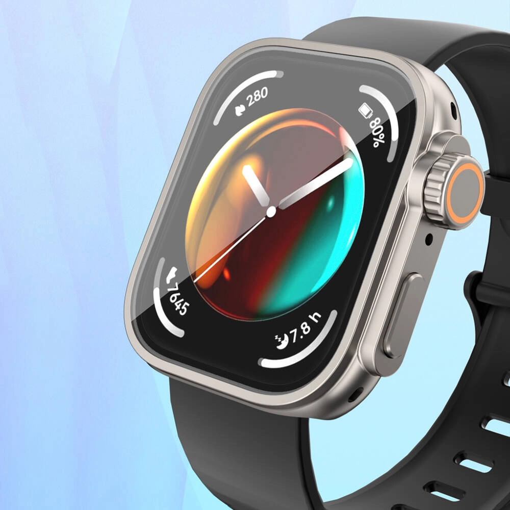 Huawei Uyumlu Watch Fit 3 to   Watch Ultra 49mm Kasa Dönüştürücü ve Ekran Koruyucu Zore Watch Gard 33