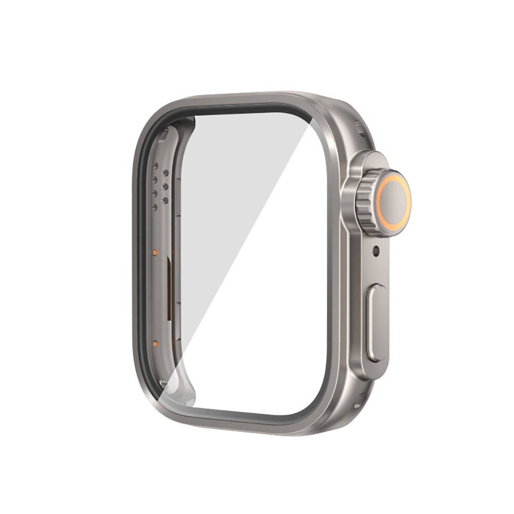 Huawei Uyumlu Watch Fit 3 to   Watch Ultra 49mm Kasa Dönüştürücü ve Ekran Koruyucu Zore Watch Gard 33-Gümüş