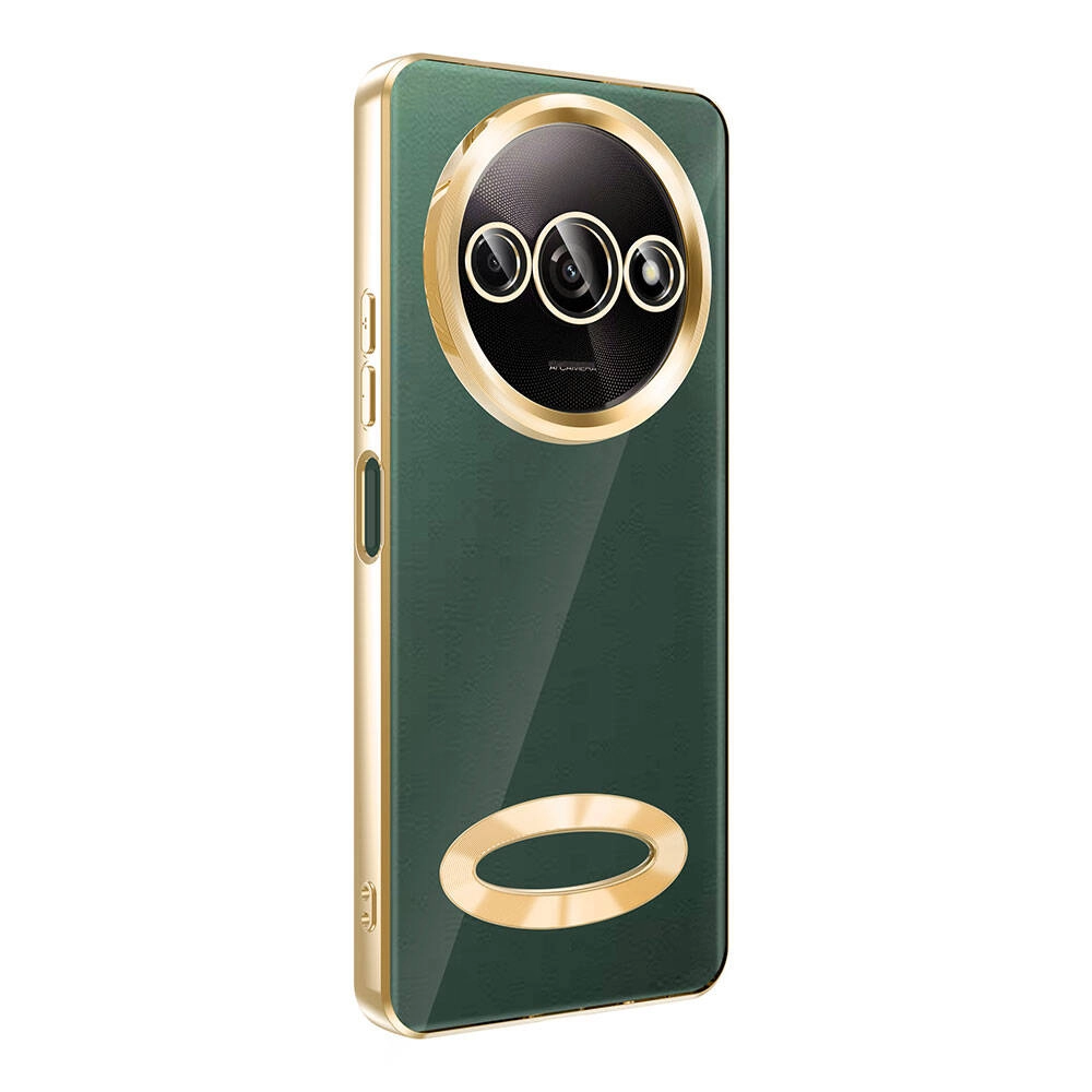 Xiaomi Uyumlu  Redmi A3 4G 2024 Kılıf Kamera Korumalı Logo Gösteren Zore Omega Kapak