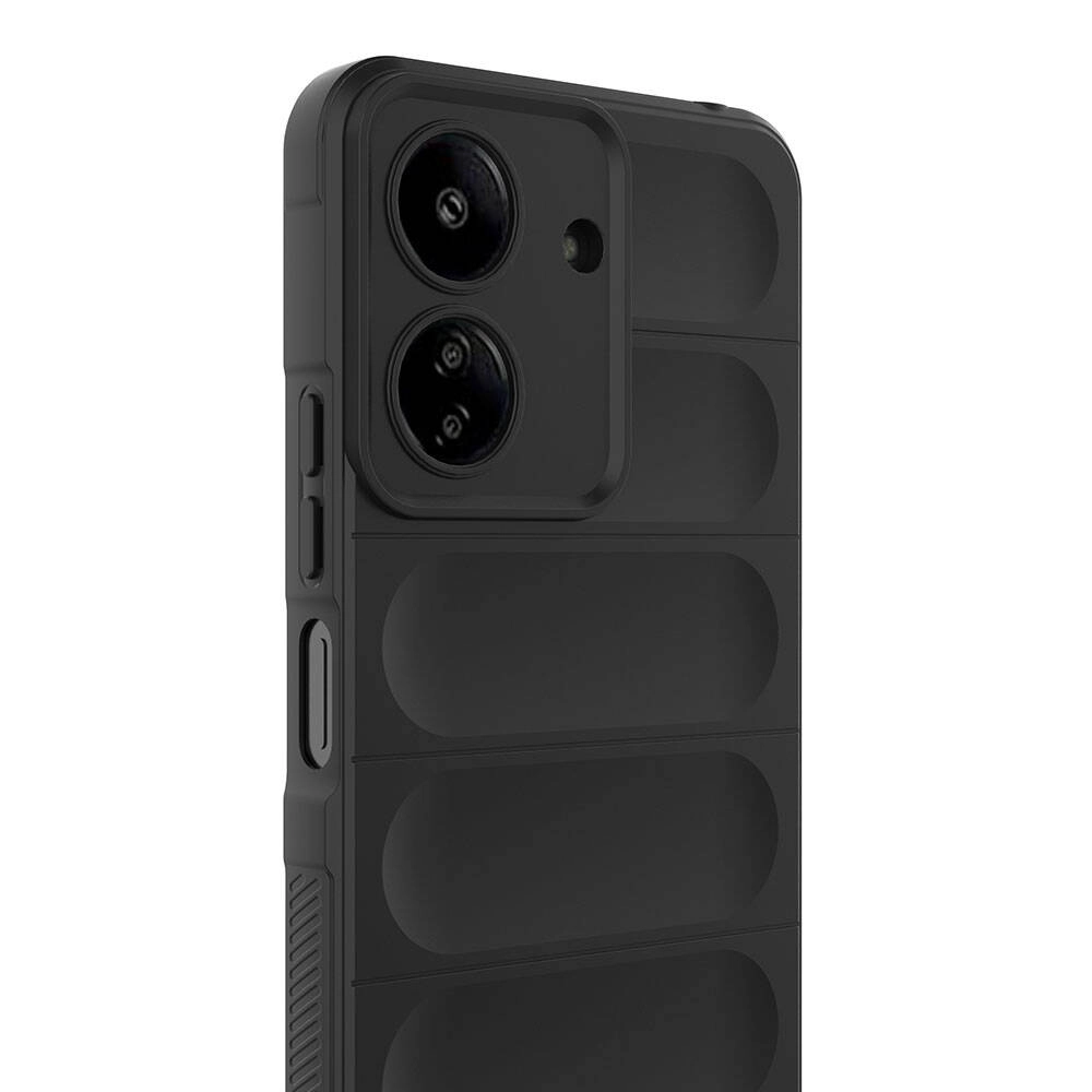 Xiaomi Uyumlu  Redmi 13C Kılıf Esnek TPU Oyuklu Arka Yüzey Tasarımlı Zore Etnik Silikon Kapak