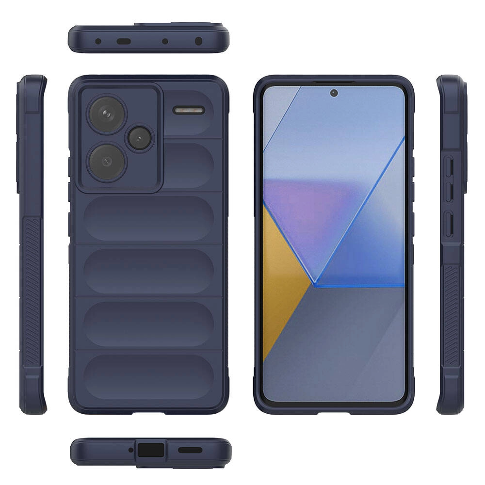Xiaomi Uyumlu  Redmi Note 13 Pro Plus 5G Kılıf Esnek TPU Oyuklu Arka Yüzey Tasarımlı Zore Etnik Silikon Kapak