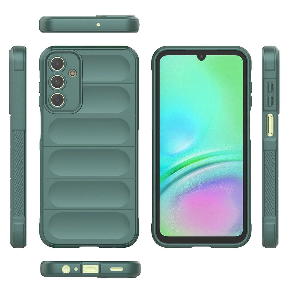 Galaxy Uyumlu A15 Kılıf Esnek TPU Oyuklu Arka Yüzey Tasarımlı Zore Etnik Silikon Kapak
