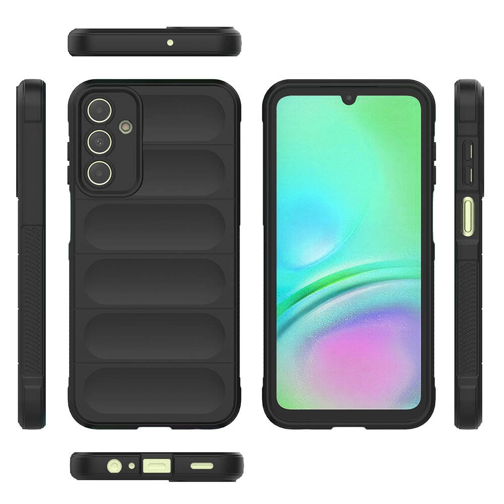 Galaxy Uyumlu A15 Kılıf Esnek TPU Oyuklu Arka Yüzey Tasarımlı Zore Etnik Silikon Kapak