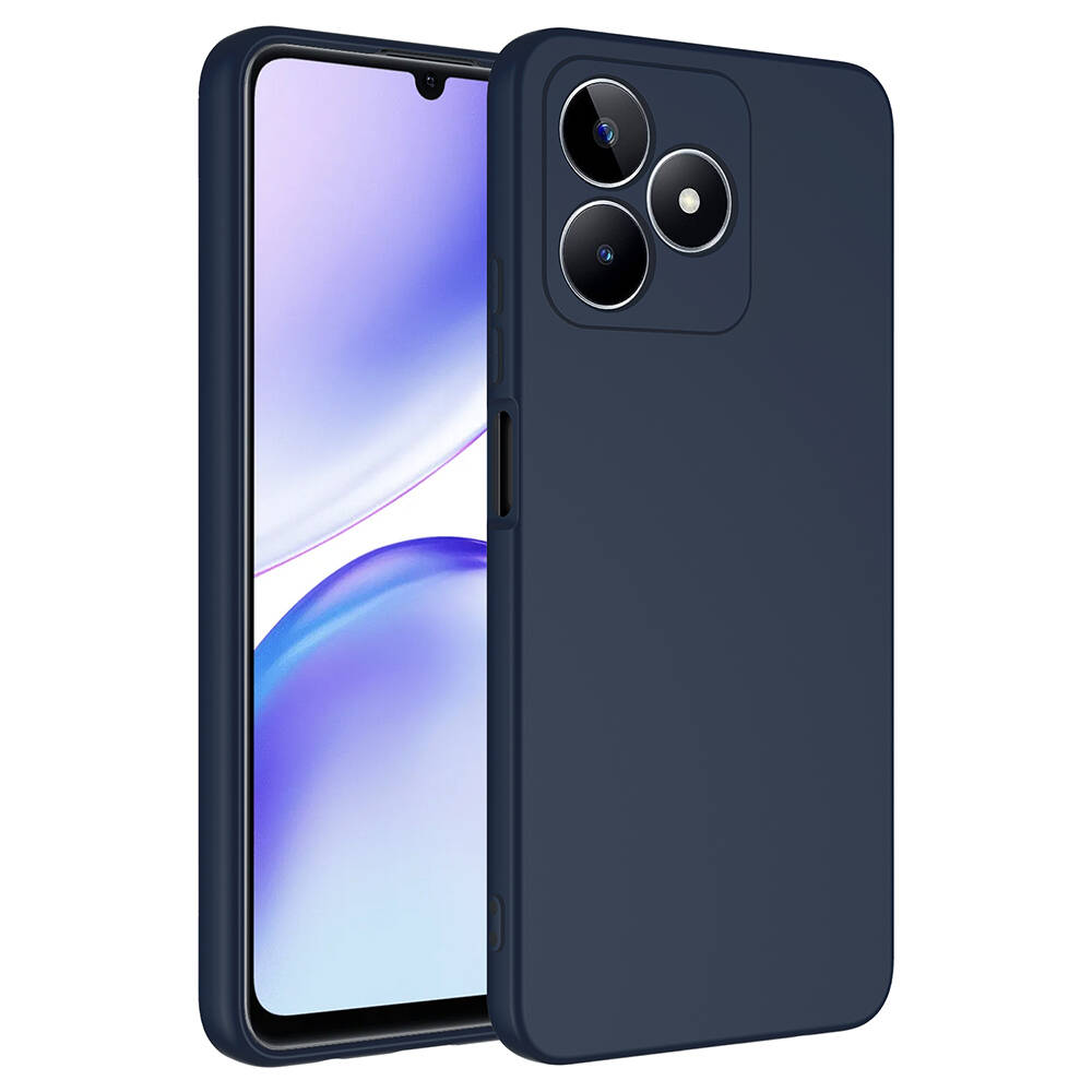 Realme Note 50 Kılıf Zore Mara Lansman Kapak-Lacivert