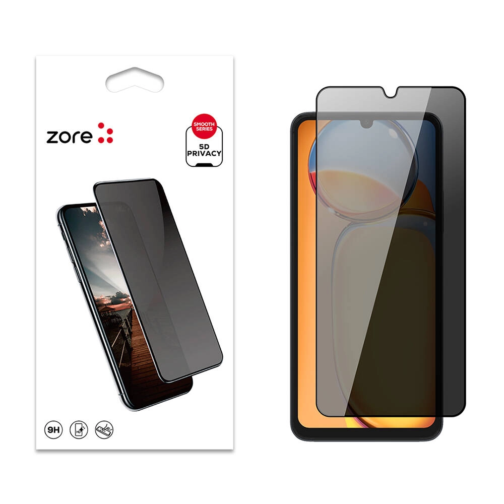 Xiaomi Uyumlu  Redmi 13C Zore New 5D Hayalet Temperli Ekran Koruyucu