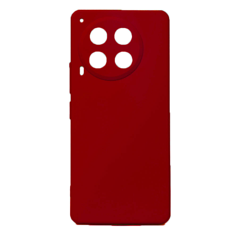 Tecno Camon 30 Kılıf Zore Biye Silikon-Kırmızı