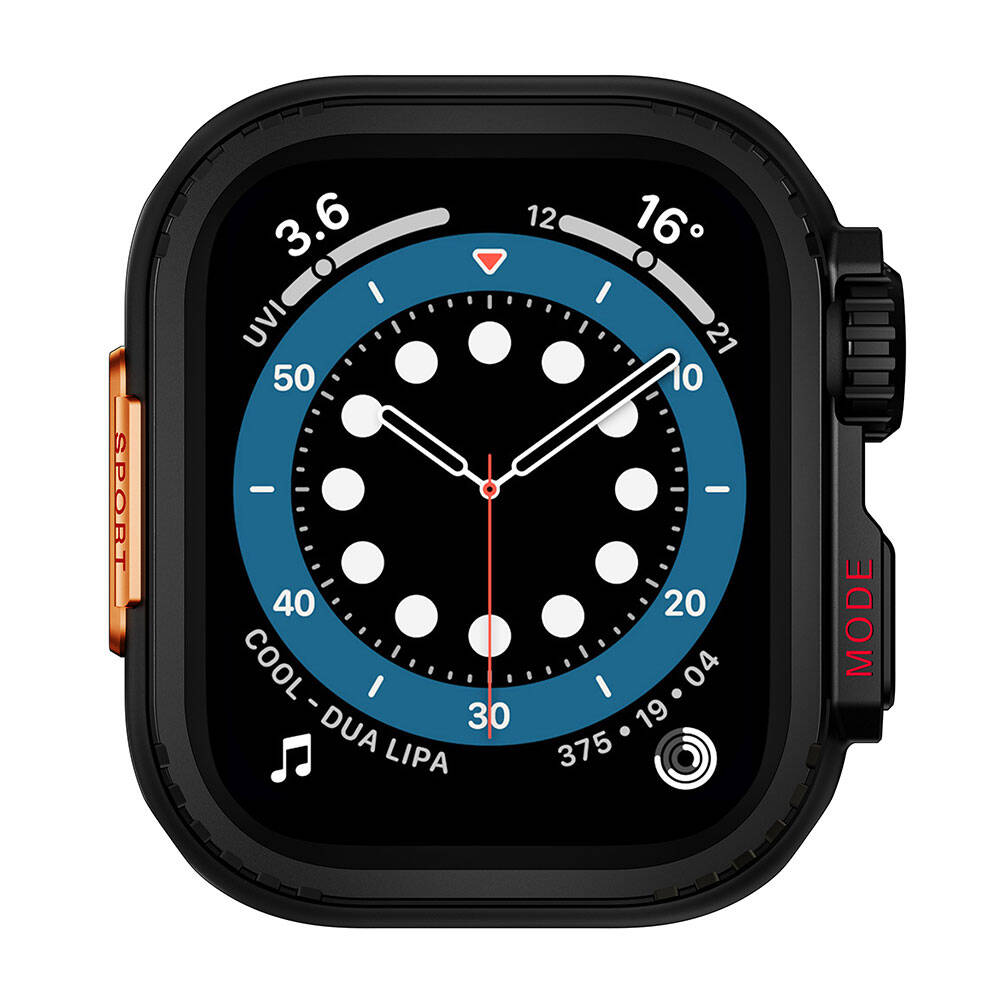 Watch 44mm to   Watch Ultra 49mm Kasa Dönüştürücü Zore Watch Gard 33-Siyah