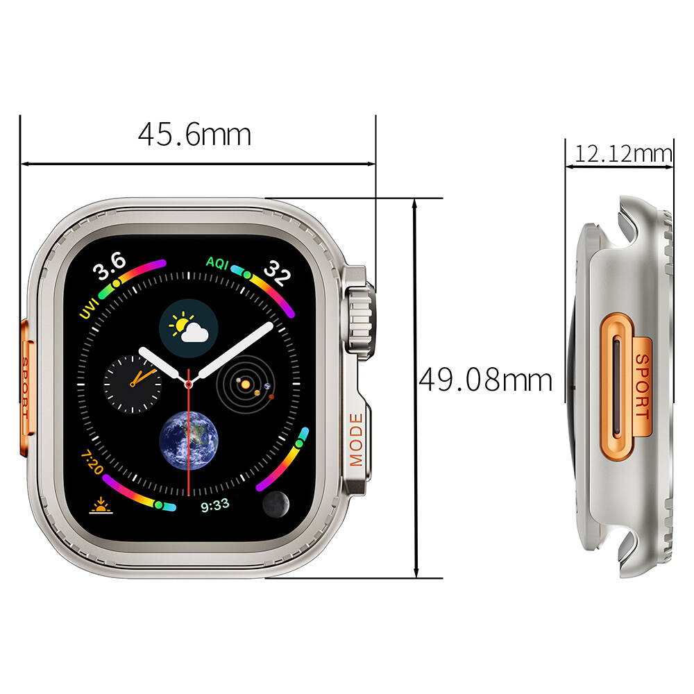 Watch 7 45mm to   Watch Ultra 49mm Kasa Dönüştürücü Zore Watch Gard 33