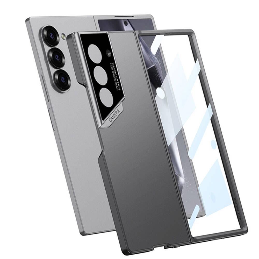 Galaxy Uyumlu Z Fold 6 Kılıf Ultra İnce Kamera Korumalı Sert Rubber Zore 3. Seri Procase Kapak