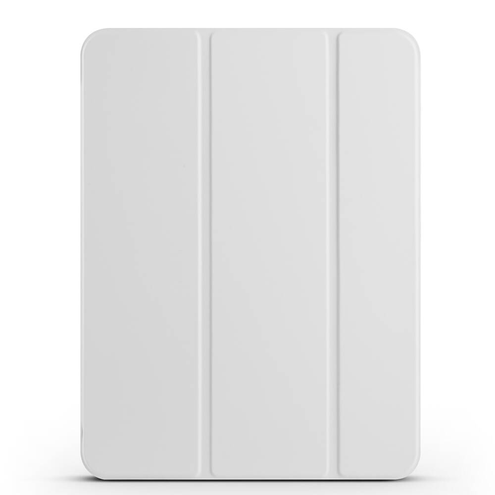 iPad Uyumlu Pro 11 2024 Zore Smart Cover Kalem Bölmeli Standlı 1-1 Kılıf-Gri
