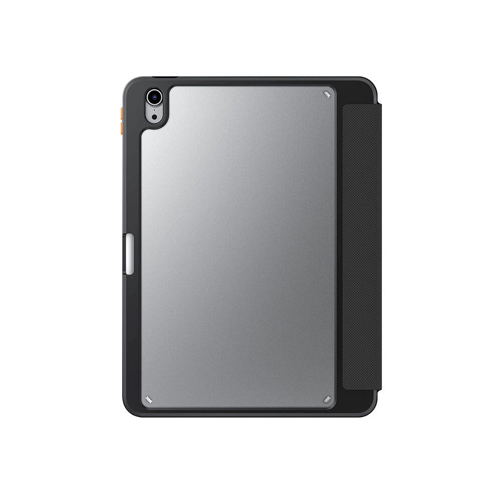 iPad Uyumlu Air 11 2024 Kılıf SkinArma Kabartma Baskı Tasarımlı 360 Tam Koruma Arkası Şeffaf Standlı Gamma Kılıf