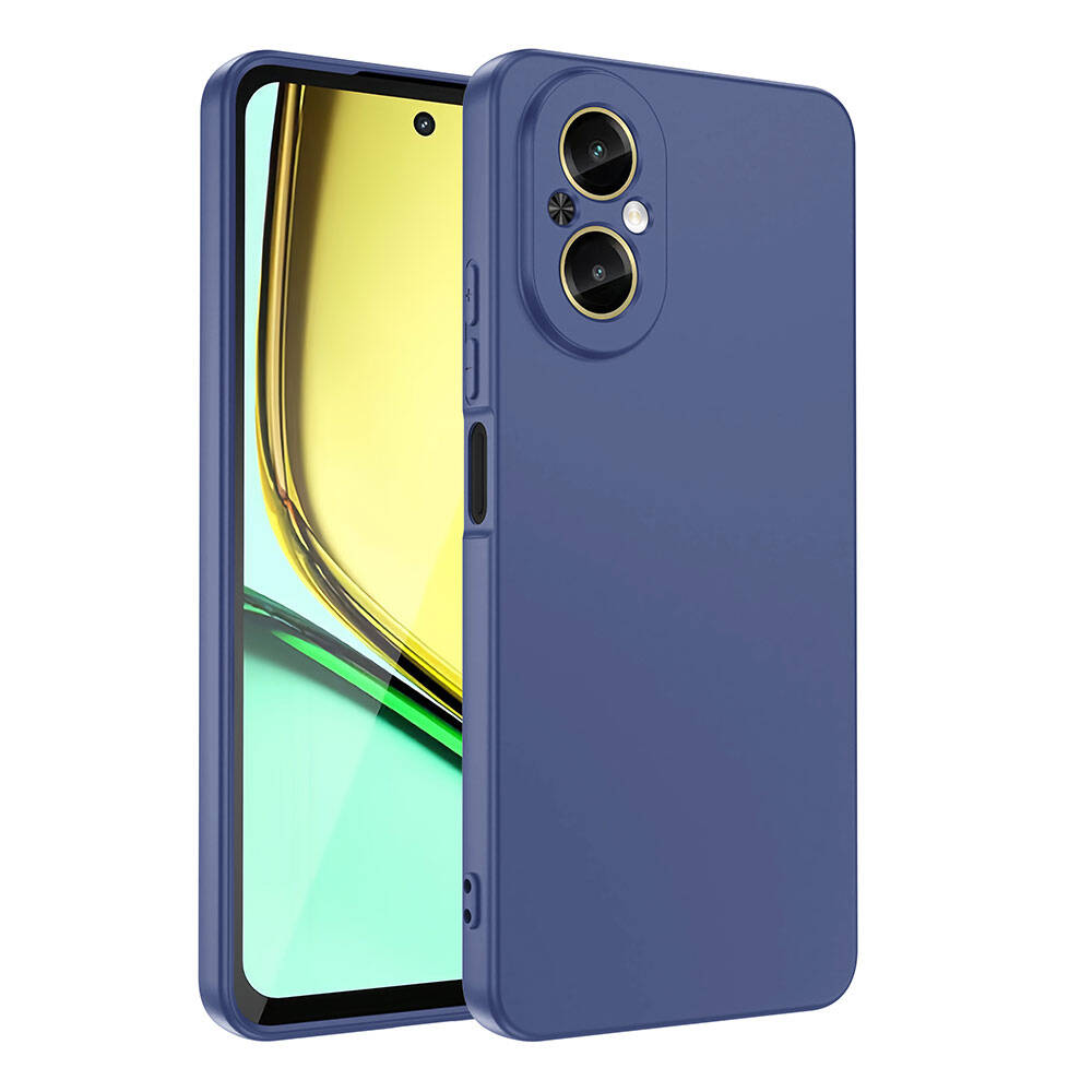 Realme 12 Lite Kılıf Zore Mara Lansman Kapak-Lacivert