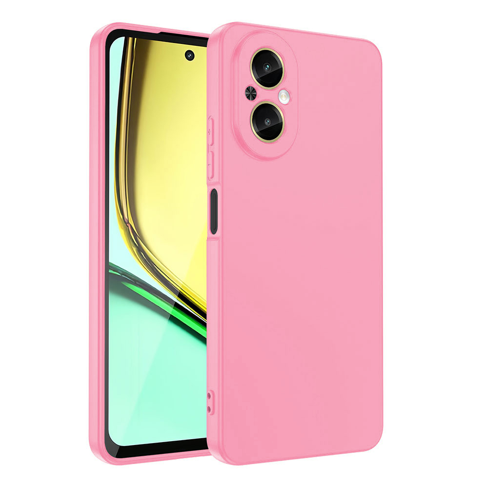 Realme 12 Lite Kılıf Zore Mara Lansman Kapak-Pembe