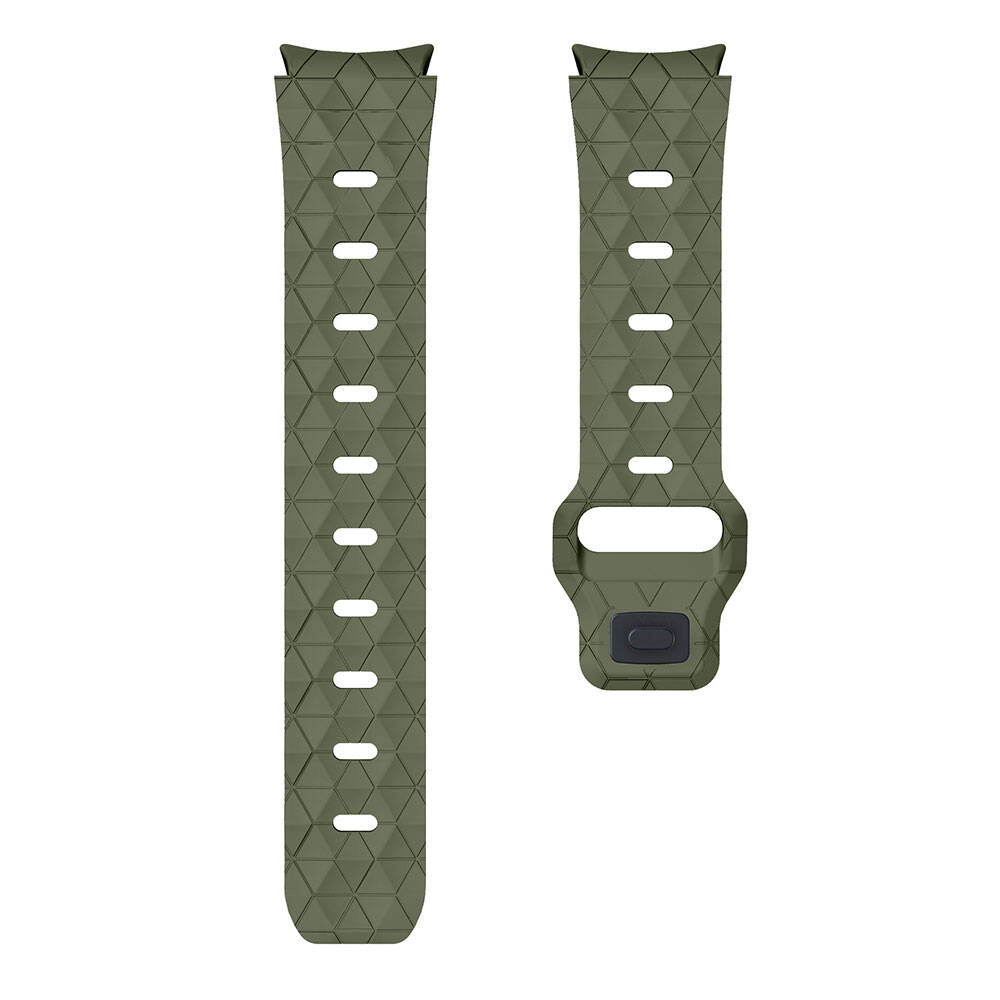 Galaxy Uyumlu Watch 5 Pro 45mm Zore KRD-116 20mm Futbol Desenli Spor Tasarımlı Silikon Kordon