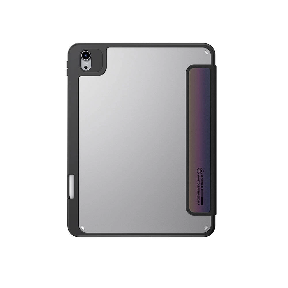 iPad Uyumlu Air 13 2024 Kılıf SkinArma Holografik Tasarımlı Arkası Şeffaf Çıkarılabilir Magnetik Kira Kobai Kılıf