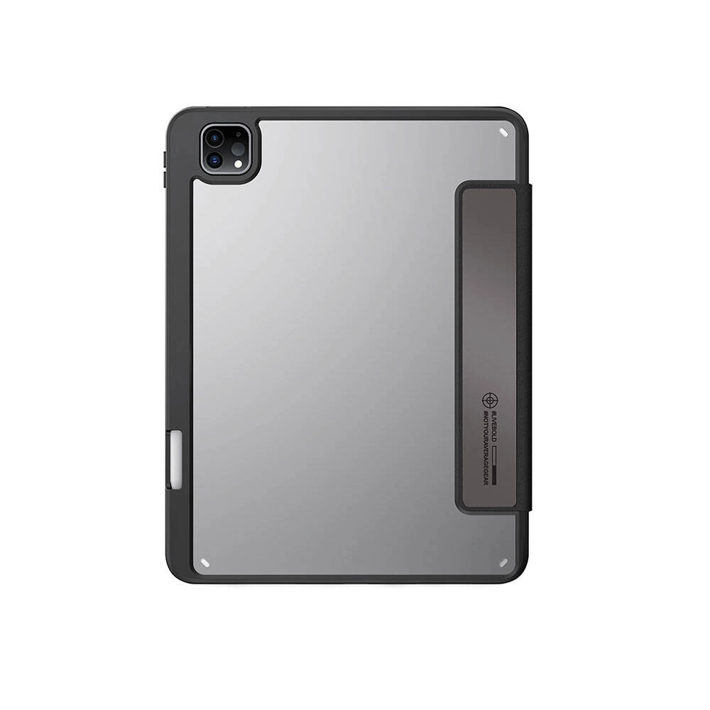 iPad Uyumlu Pro 11 2024 Kılıf SkinArma Holografik Tasarımlı Arkası Şeffaf Çıkarılabilir Magnetik Kira Kobai Kılıf