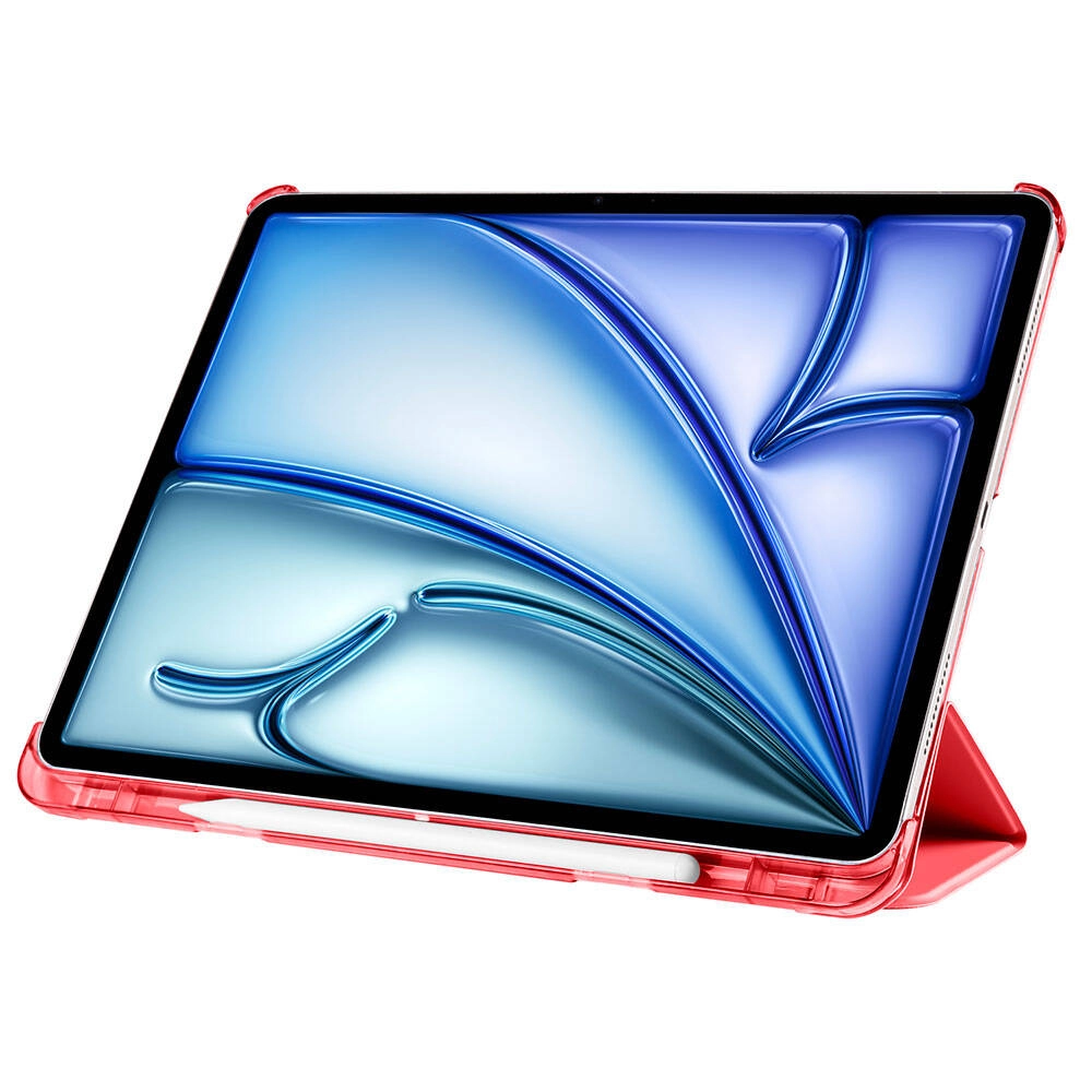 iPad Uyumlu Air 13 2024 Zore Smart Cover Kalem Bölmeli Standlı 1-1 Kılıf