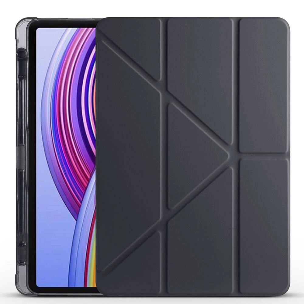 Xiaomi Uyumlu  Poco Pad Kılıf Zore Tri Folding Kalem Bölmeli Standlı Kılıf