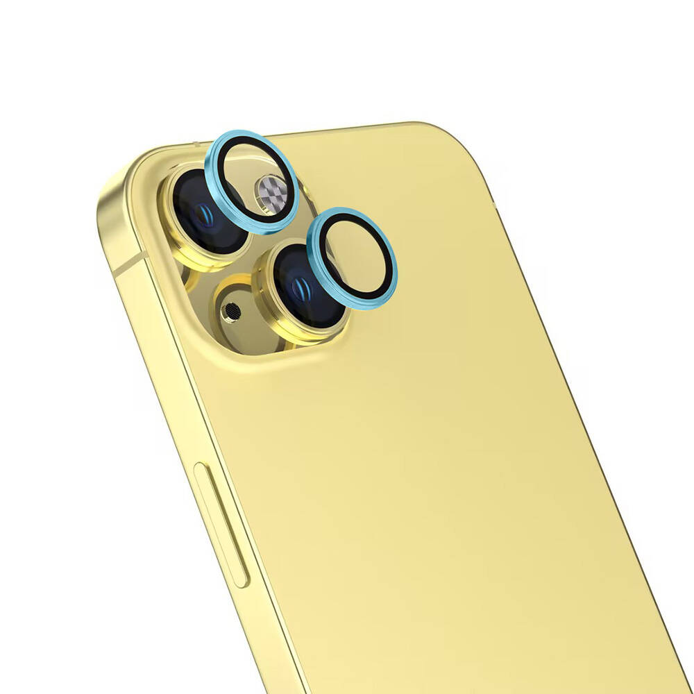 iPhone Uyumlu 16 Zore Safir CL-15 Parmak İzi Bırakmayan Anti-Reflective Kamera Lens Koruyucu-Yeşil