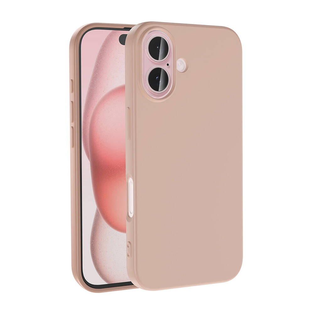 iPhone Uyumlu 16 Kılıf Zore LSR Lansman Kapak-Gold