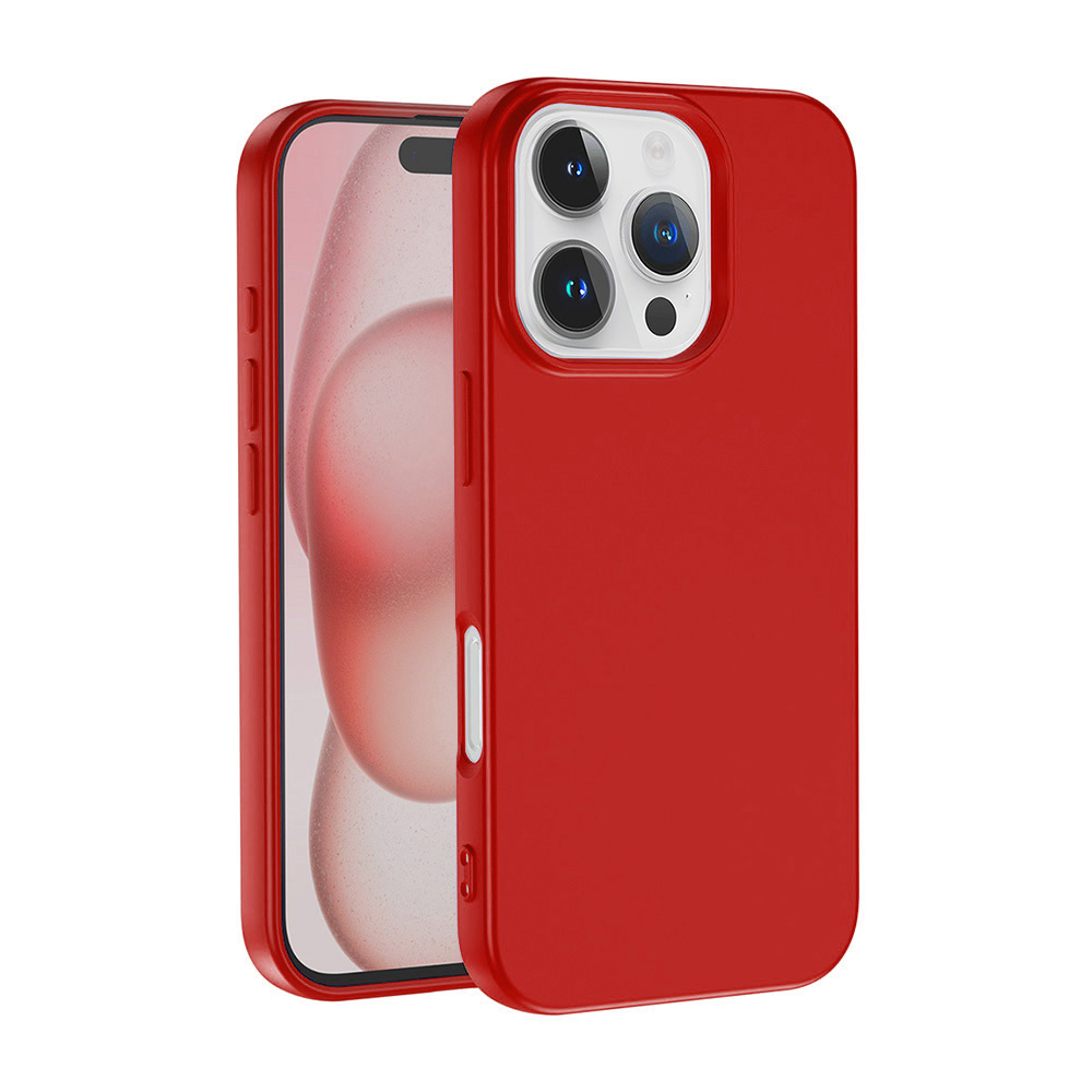 iPhone Uyumlu 16 Pro Kılıf Zore LSR Lansman Kapak-Kırmızı