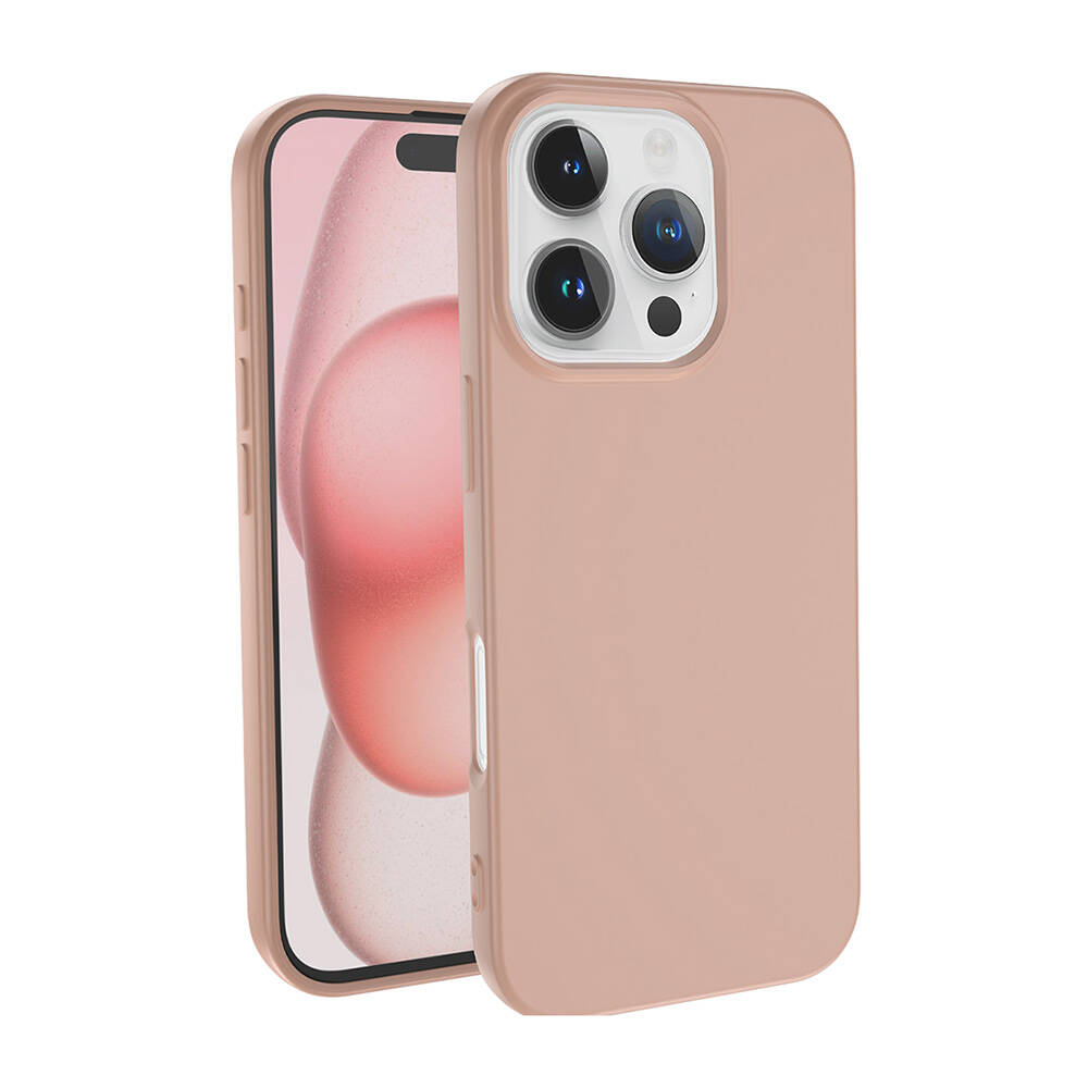 iPhone Uyumlu 16 Pro Max Kılıf Zore LSR Lansman Kapak-Gold