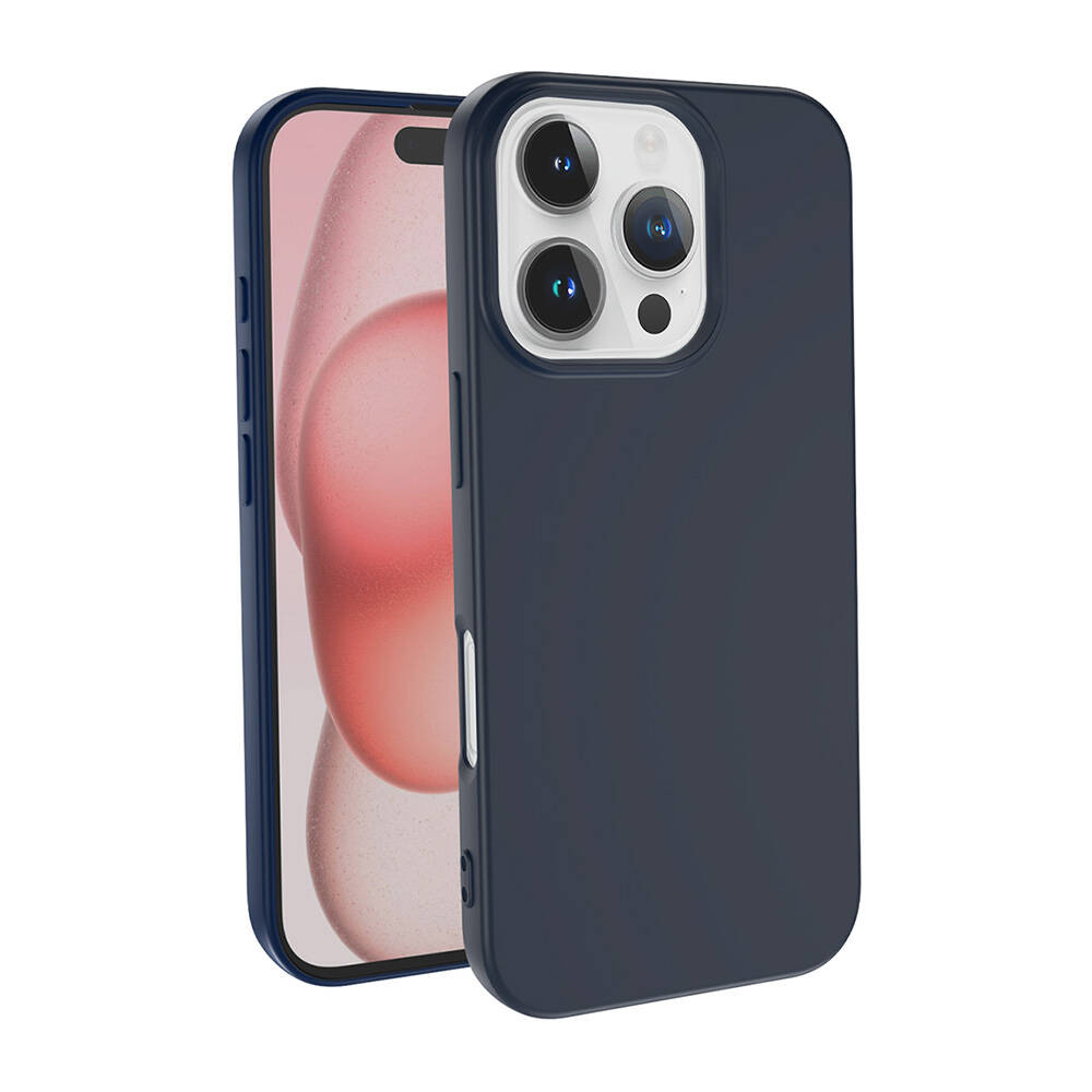 iPhone Uyumlu 16 Pro Max Kılıf Zore LSR Lansman Kapak-Lacivert