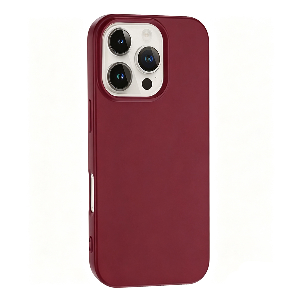 iPhone Uyumlu 16 Pro Max Kılıf Zore LSR Lansman Kapak-Mürdüm