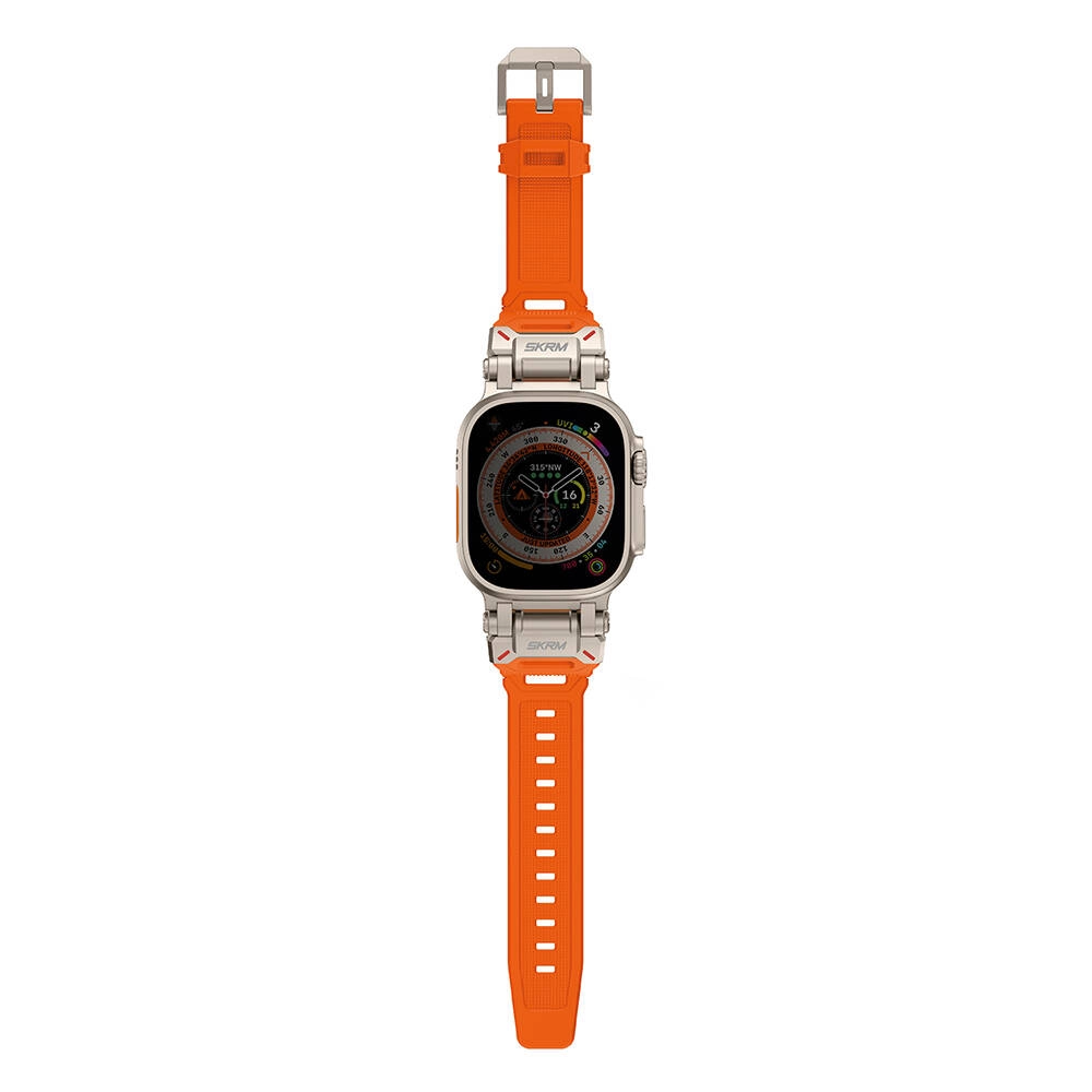 Watch 42mm SkinArma Titon Serisi Hava Alabilen Delikli Silikon Kordon