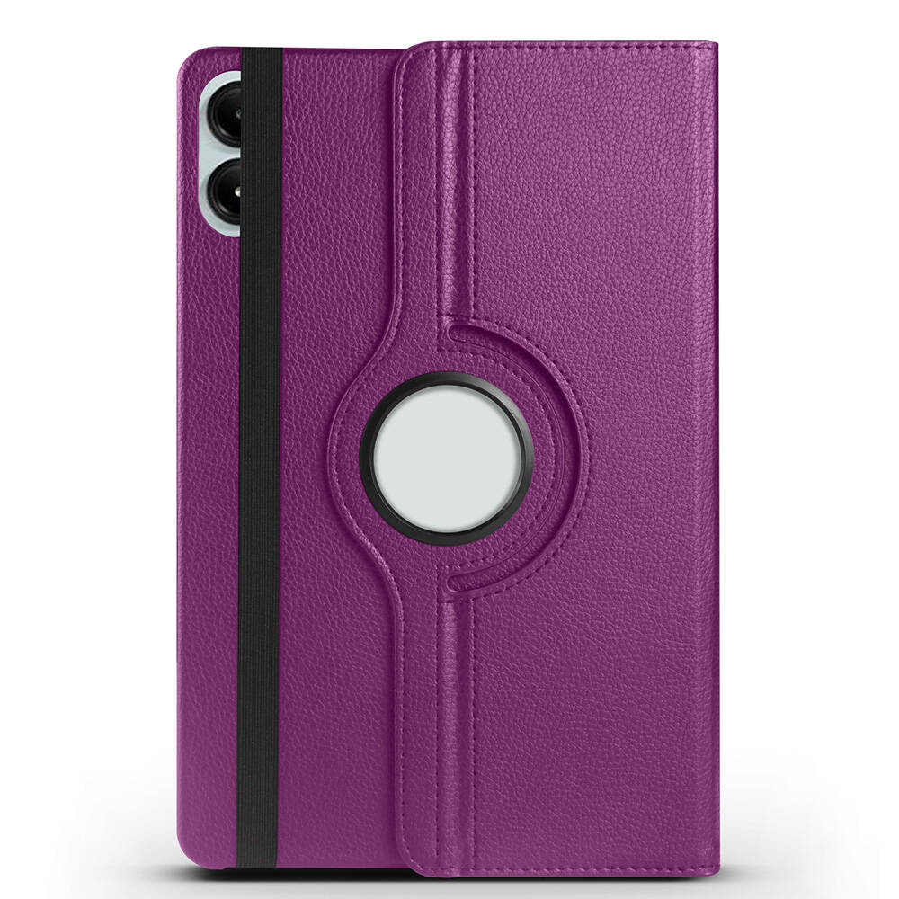 Xiaomi Uyumlu  Redmi Pad Pro Zore Dönebilen Standlı Kılıf-Mor