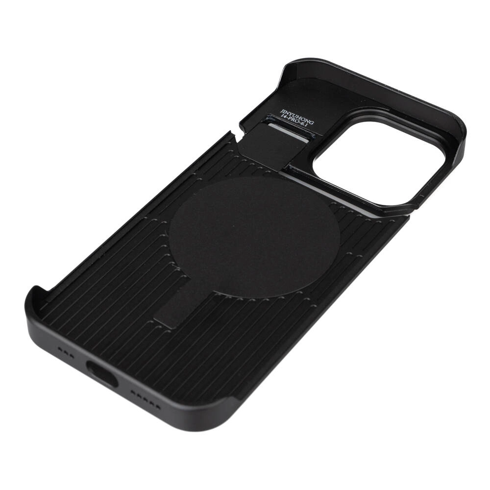iPhone Uyumlu 14 Pro Max Kılıf M-safe Şarj Özellikli Mekanizmalı Koku Hazneli Zore Mostar Kapak
