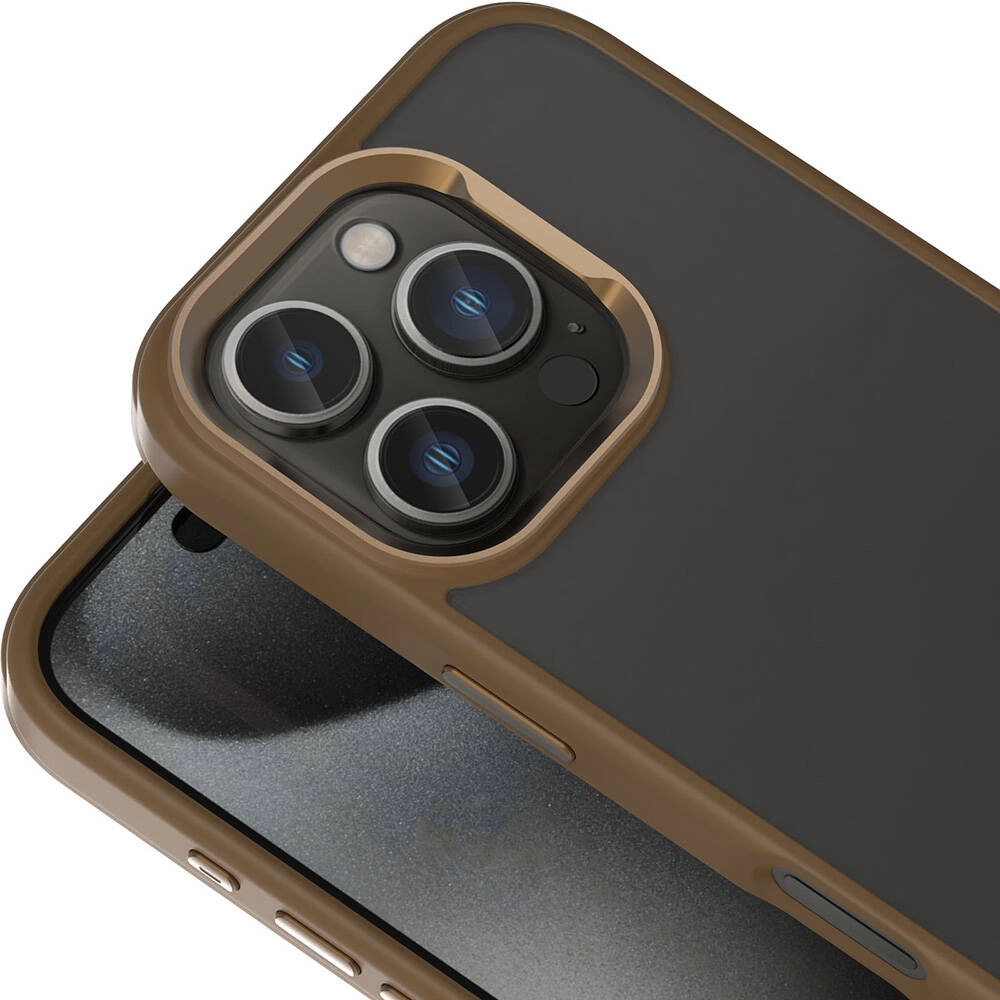 iPhone Uyumlu 16 Pro Kılıf M-safe Şarj Özellikli Parlak Kamera Çerçeveli Zore Kost Kapak