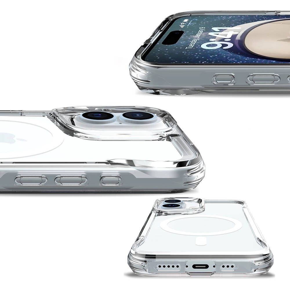iPhone Uyumlu 16 Kılıf Zore M-safe Şarj Özellikli T-Max M-safe Kapak