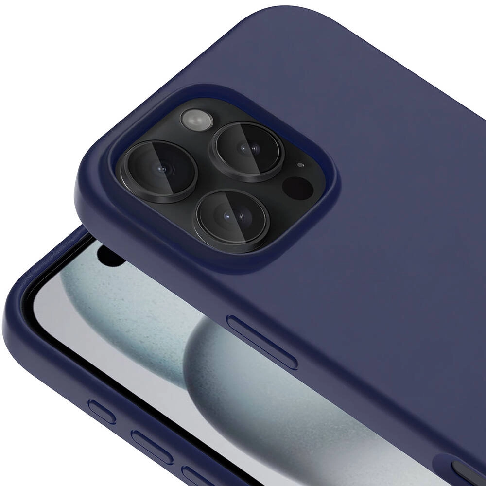 iPhone Uyumlu 16 Pro Kılıf M-safe Şarj Özellikli Sıvı Teknolojili Silinebilir Sert Zore Kivi Kapak